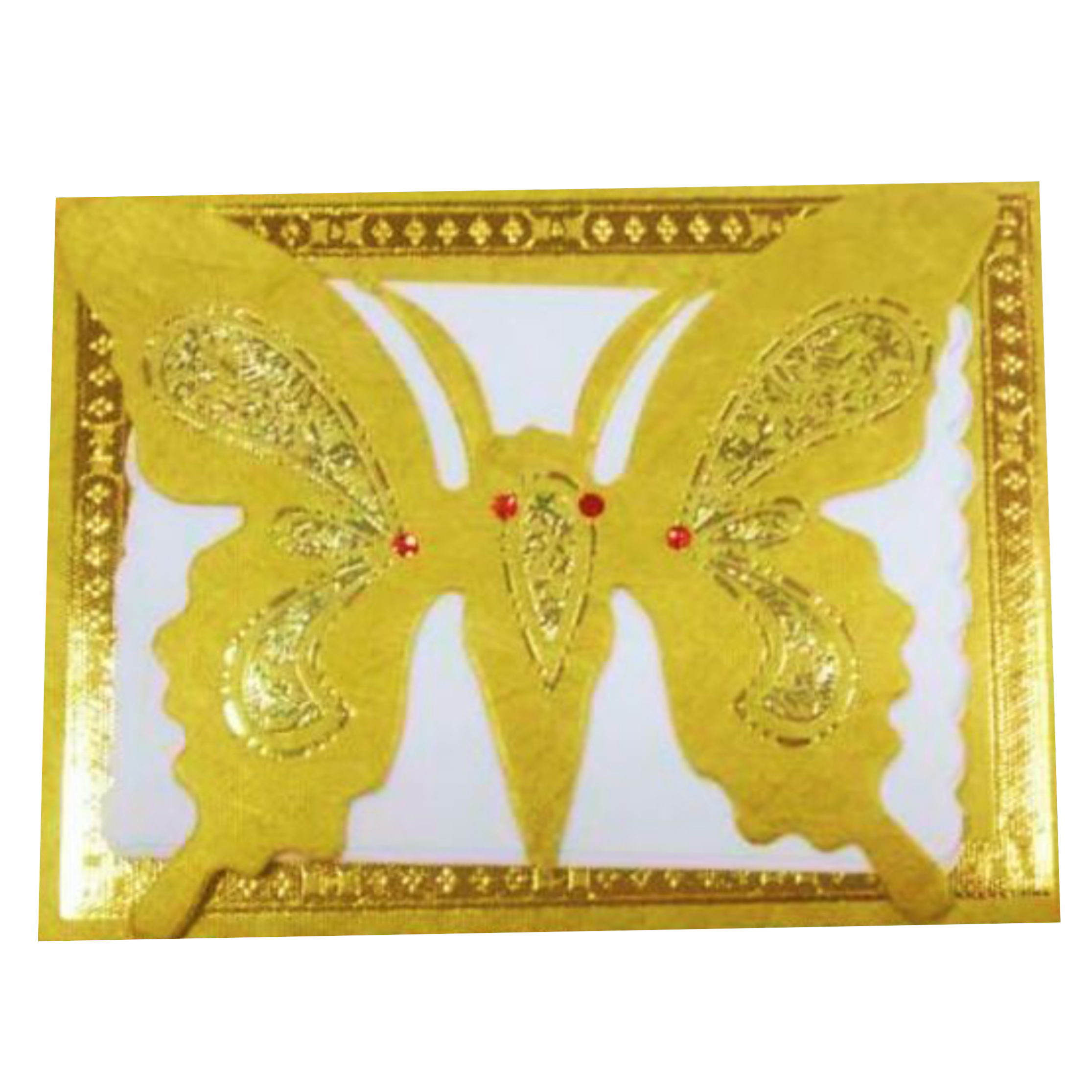 Yellow Butterfly Invitation Card-CXP136