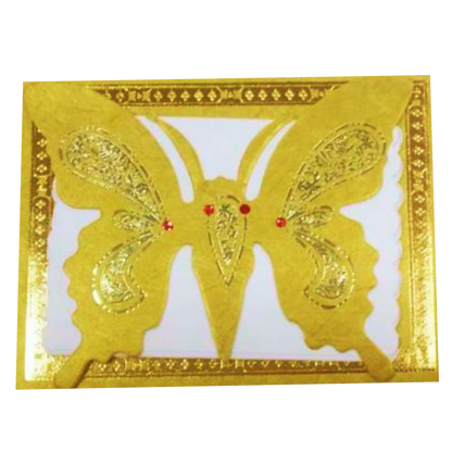 Yellow Butterfly Invitation Card-CXP136