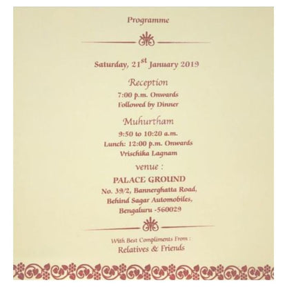 Pista Green Invitation Card-King of Cards