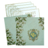 Very Light Green Floral Wedding Card-King of Cards