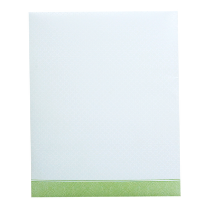 Green and White Bhaarat Wedding Card-KNJS2089G