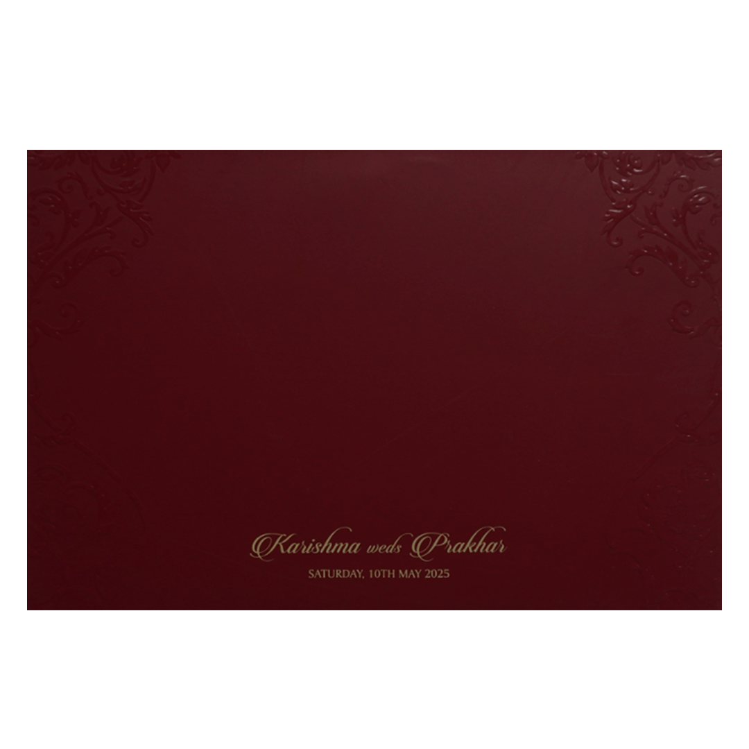 Red Marriage Invitation-KPR09570