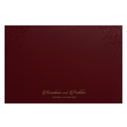 Red Marriage Invitation-KPR09570