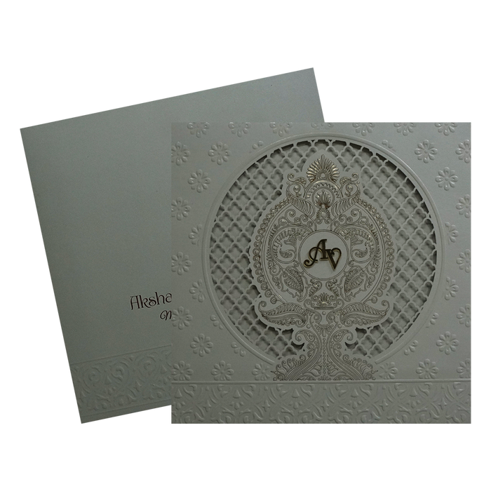Grey MDF Marriage Card-King of Cards