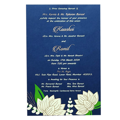 Invitation Card - KRCS6312