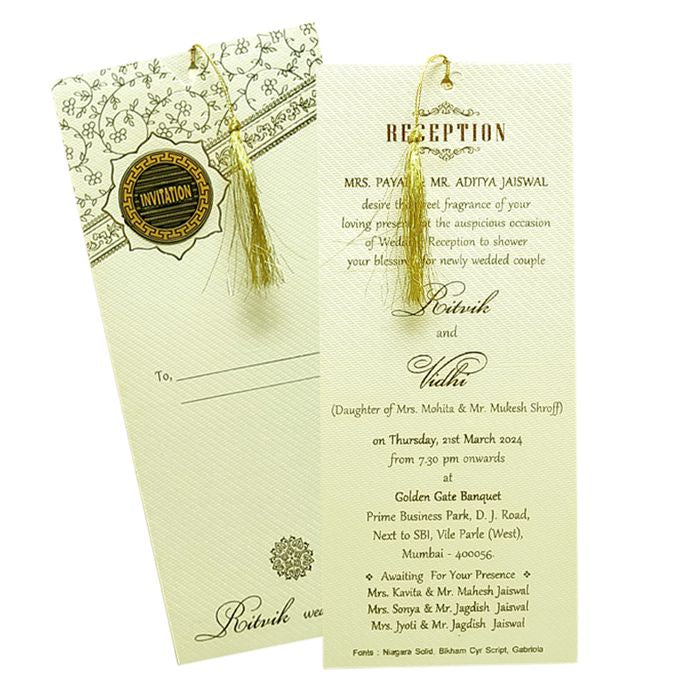 Invitation Card - KRCS6441-King of Cards