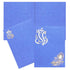 It is a jumbo wedding card with peacock feather design and gold foiling surrounding it. A large number of information can be imprinted in this card that makes it more preferable for the customers.