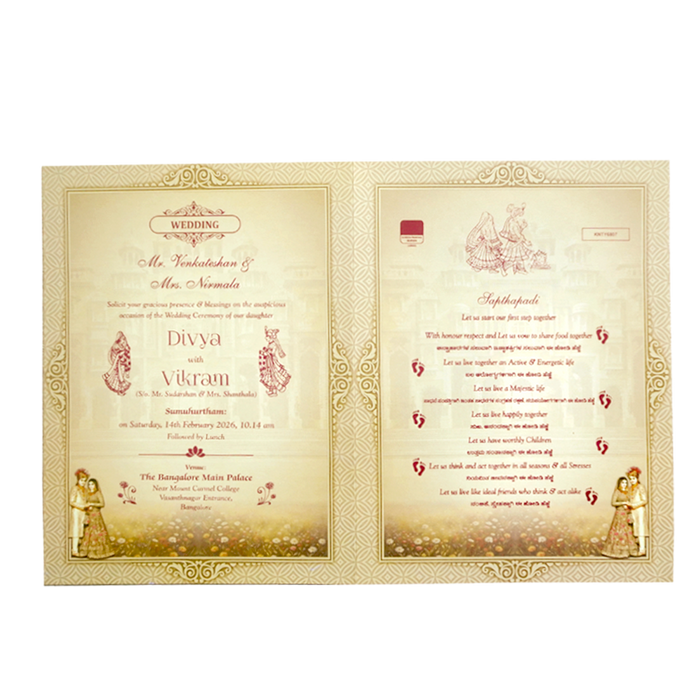 Invitation Card - KNTY6807-King of Cards