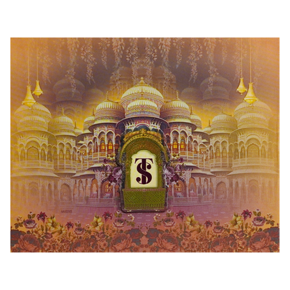 Orange Wedding Box-King of Cards