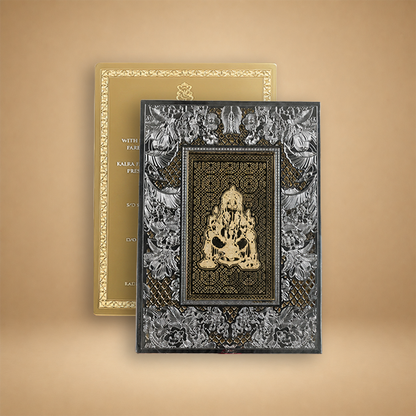 Gold Premium Laser-Cut Luxury Invitation Box - KNLW202546
