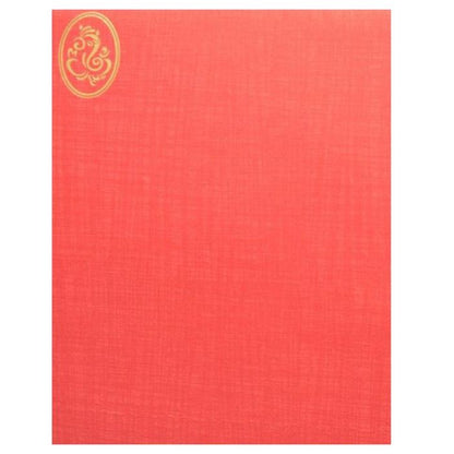 Royal Blue Ganesha With Peacock Wedding Card-King of Cards