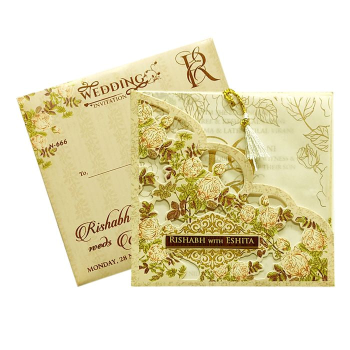 Almond White Tracing Sheet Card-King of Cards