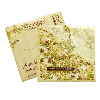 Almond White Tracing Sheet Card-King of Cards