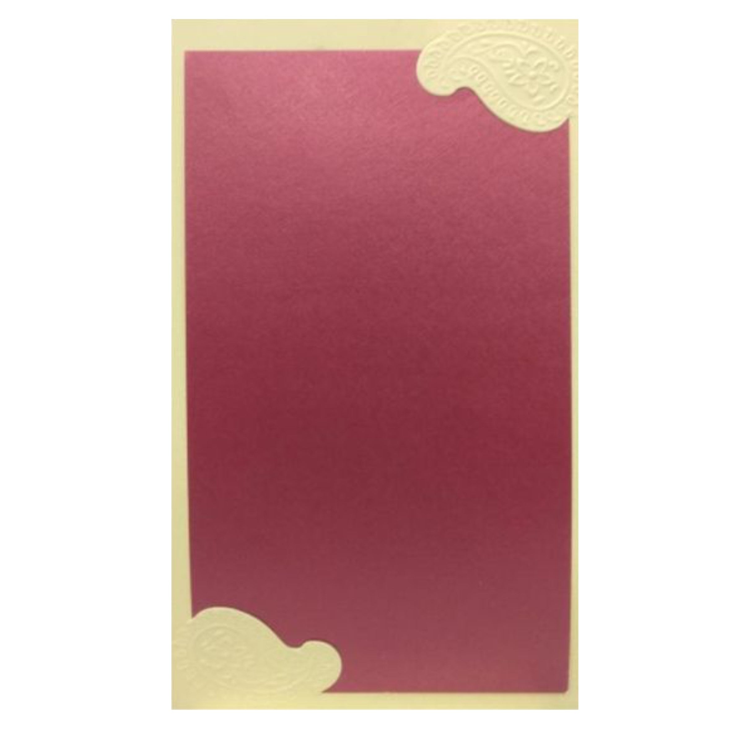 Alluring Gold Shading Single Sheet Wedding Card-KNK30341