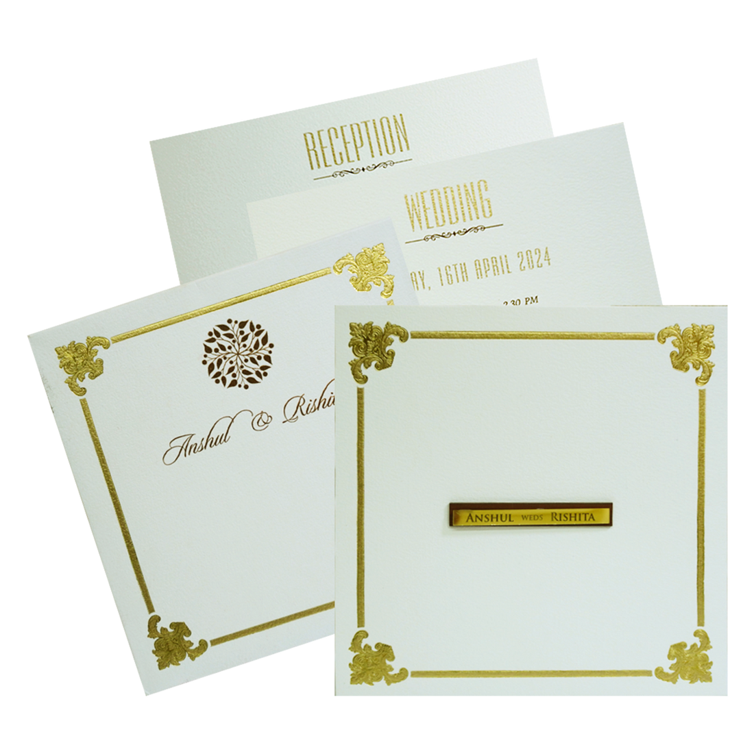 Make your event special with our exclusive White Floral Box Wedding Card. Shop now! ?WhatsApp Support ?Express Delivery.