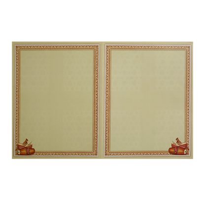 Light Yellow Elephant Wedding Card-King of Cards