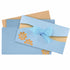 Royal Light Blue Colour  Wedding Card - KNK30420