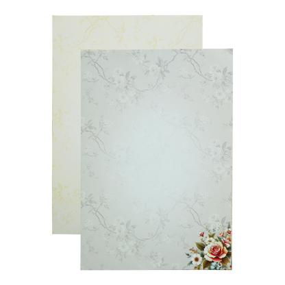 Lavender Floral Wedding Card-KNBL1703