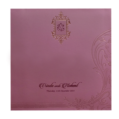 Light Pink Marriage Card-King of Cards