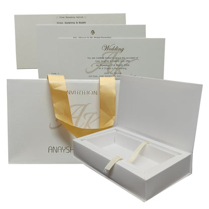 Grey Sweet Box Invitation Card-KRC29300