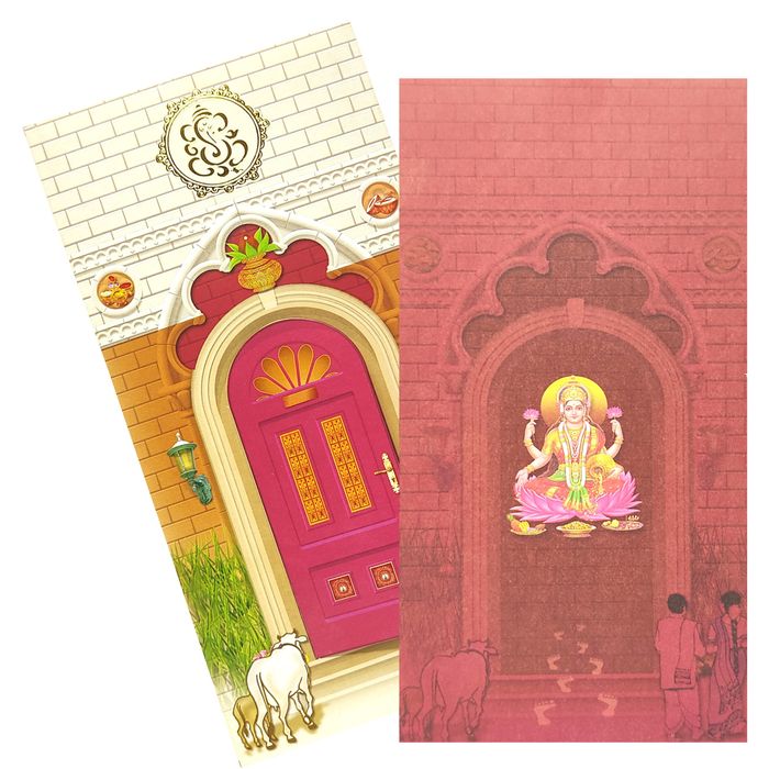 Red House Warming Invitation Card-King of Cards