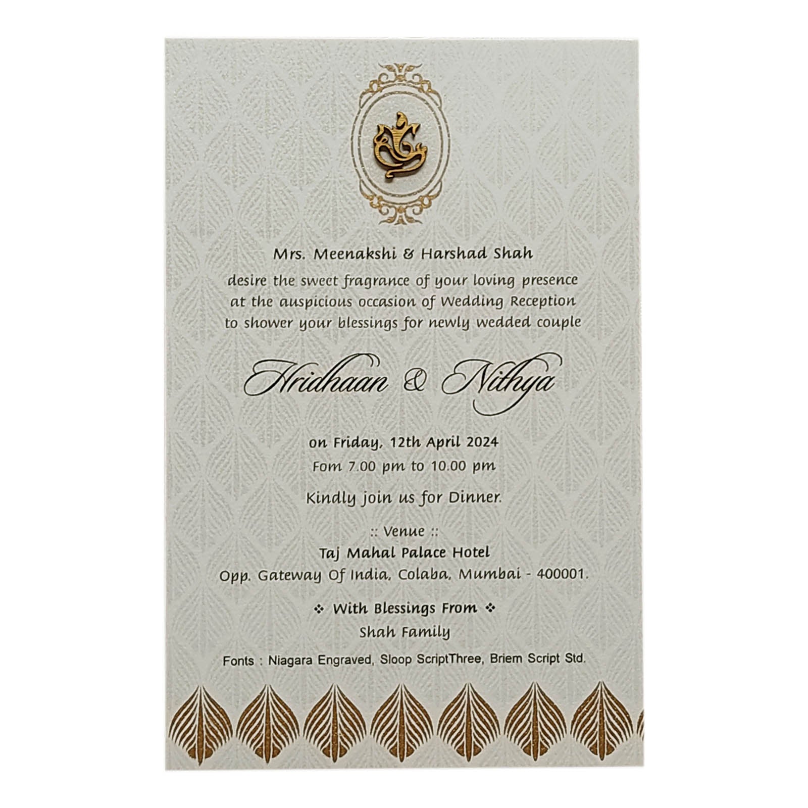 Invitation Card - KRCS6500