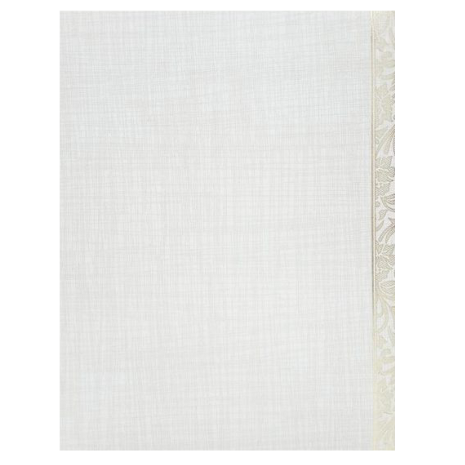 Grey Metallic Floral Design With Ganesha Under An Umbrella-KNK50142