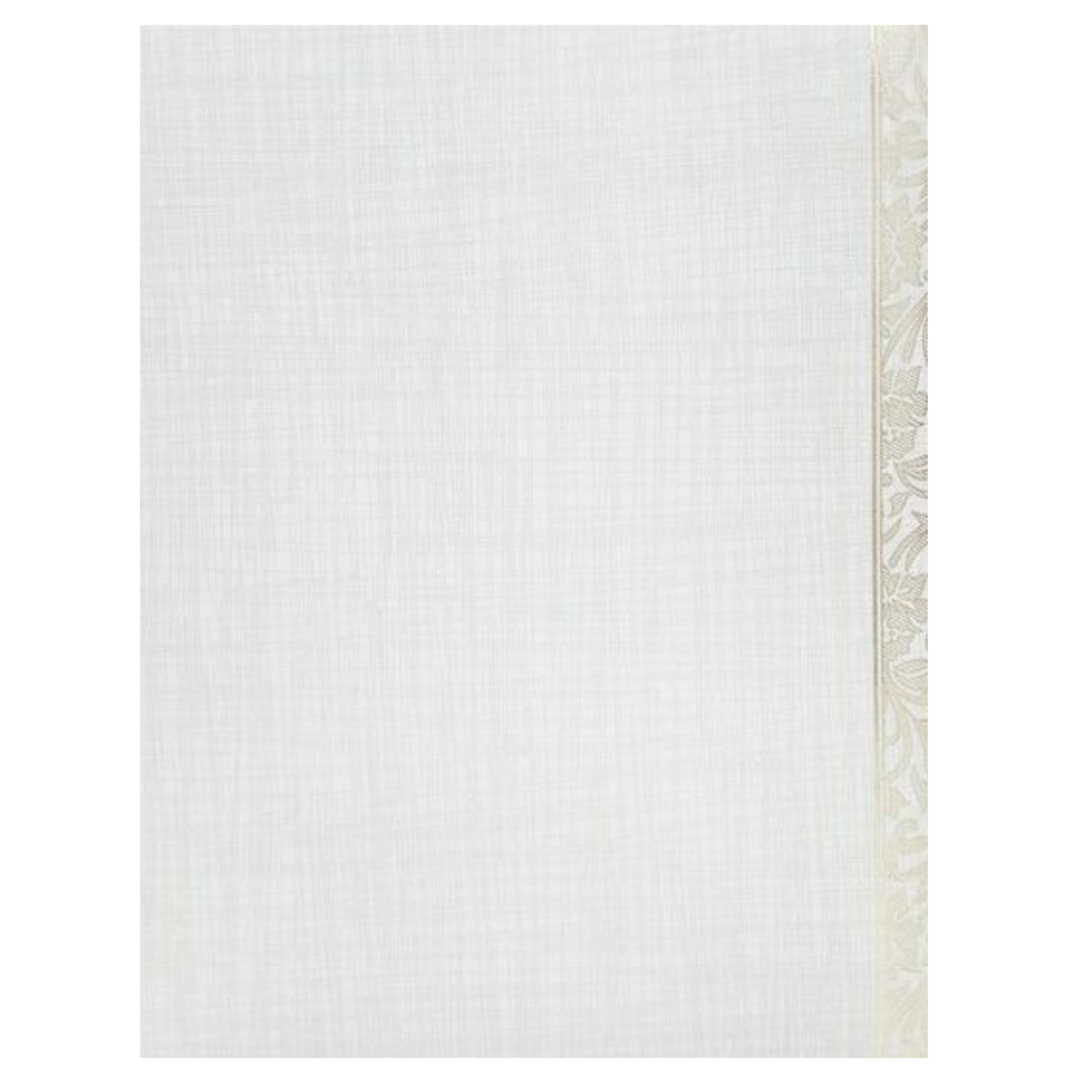 Grey Metallic Floral Design With Ganesha Under An Umbrella-KNK50142