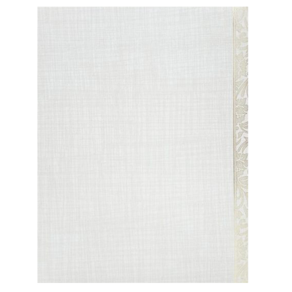 Grey Metallic Floral Design With Ganesha Under An Umbrella-KNK50142