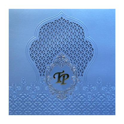 Light Blue MDF Invitation-KPR09340