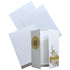 White Floral Embossed Nameplate Invitation Card