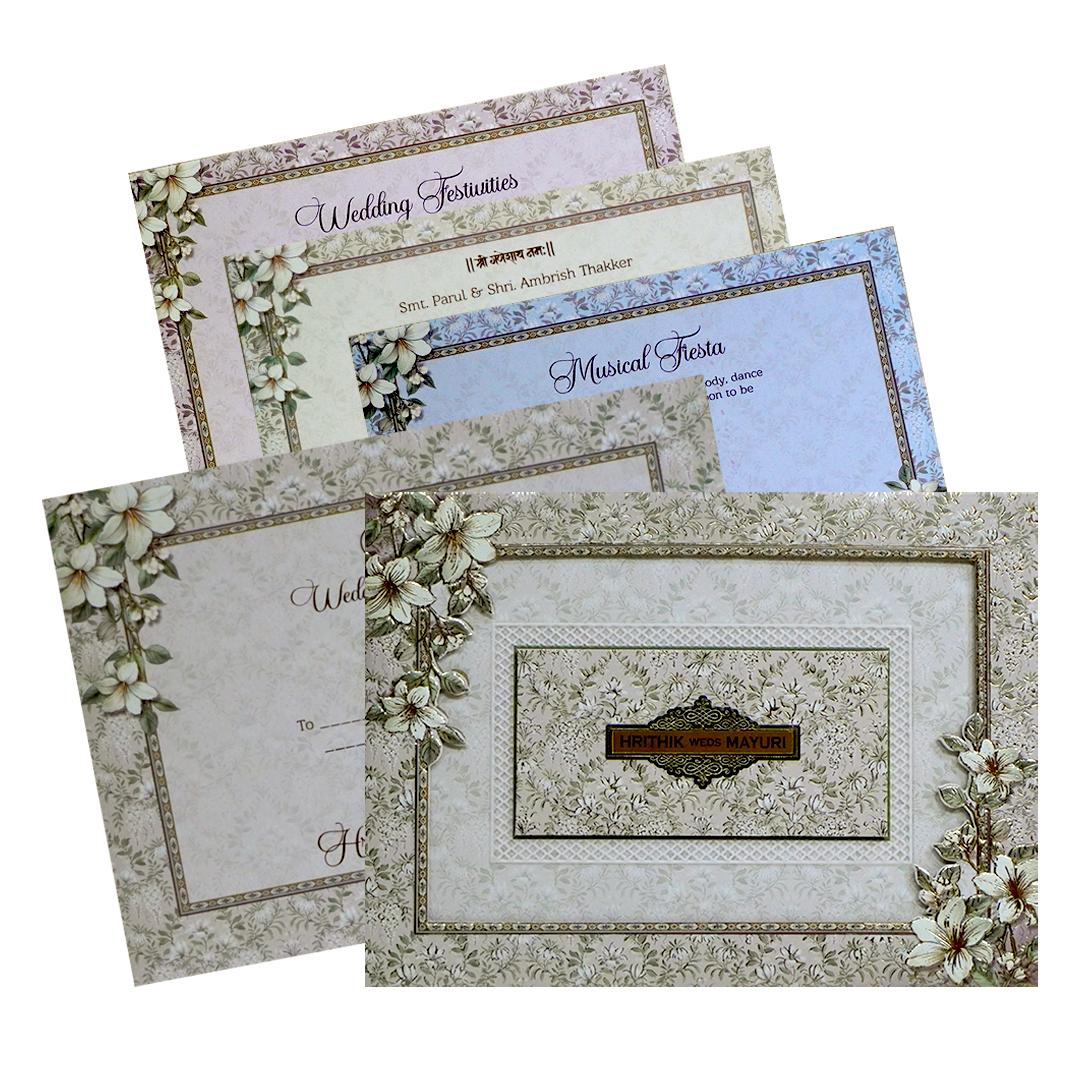 Make your event special with our exclusive Light Pale Pink MDF Wedding Card Order now! ?WhatsApp Support ?Express Delivery.