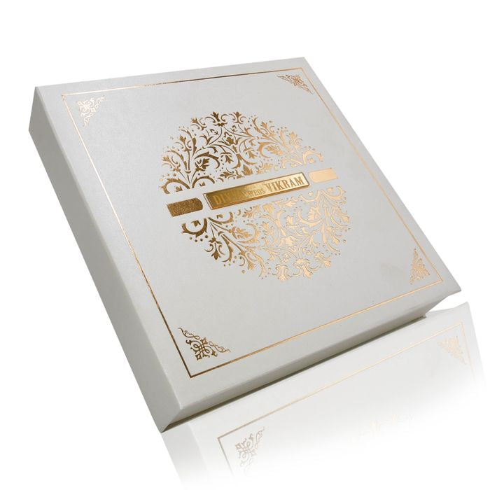 cream gold foiling sweet box card-King of Cards