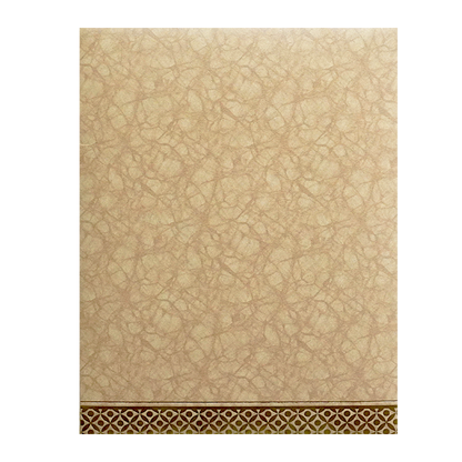 Golden Ganesha Wedding Card-KNKR5031B