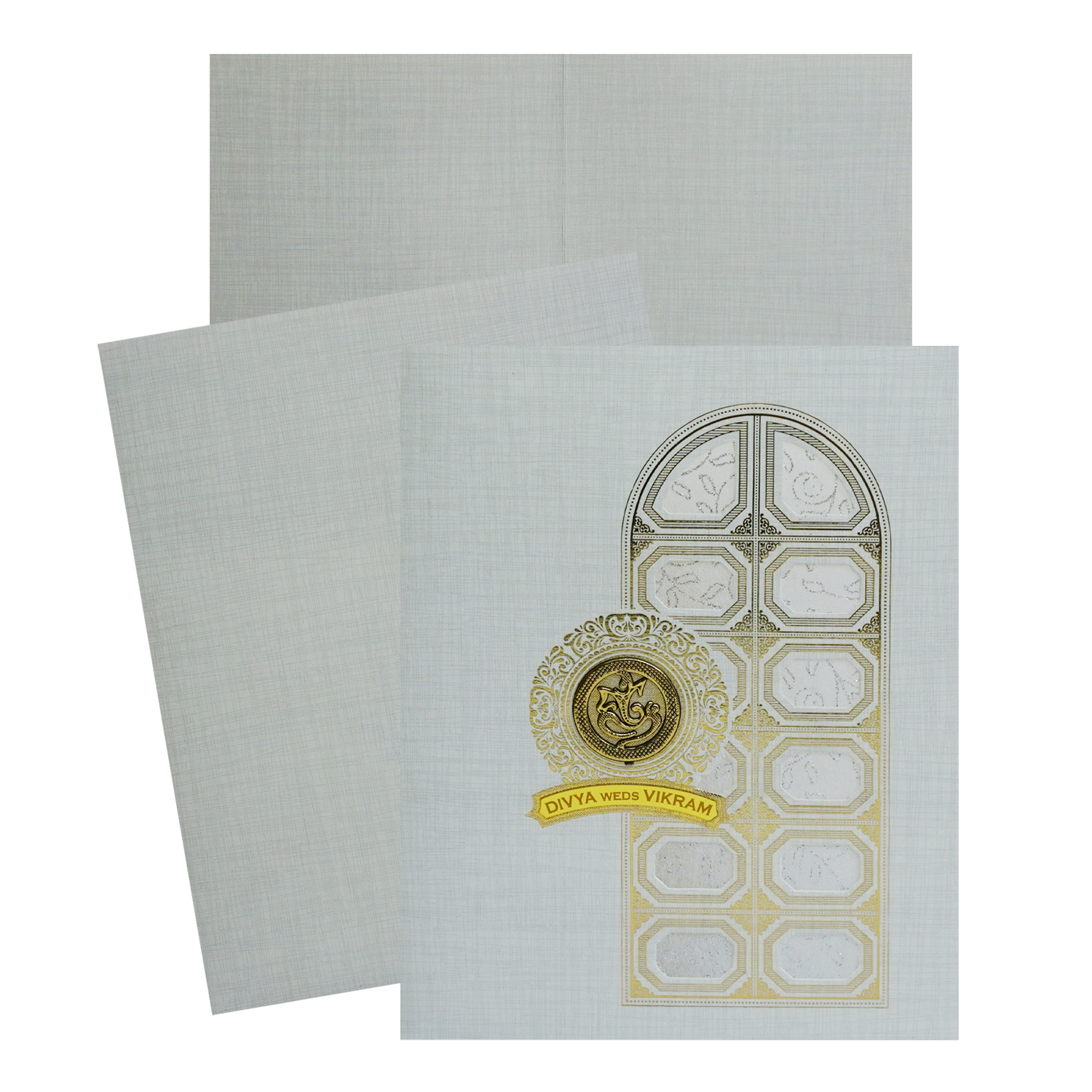 Light Grey Marriage Card-KNK9407G