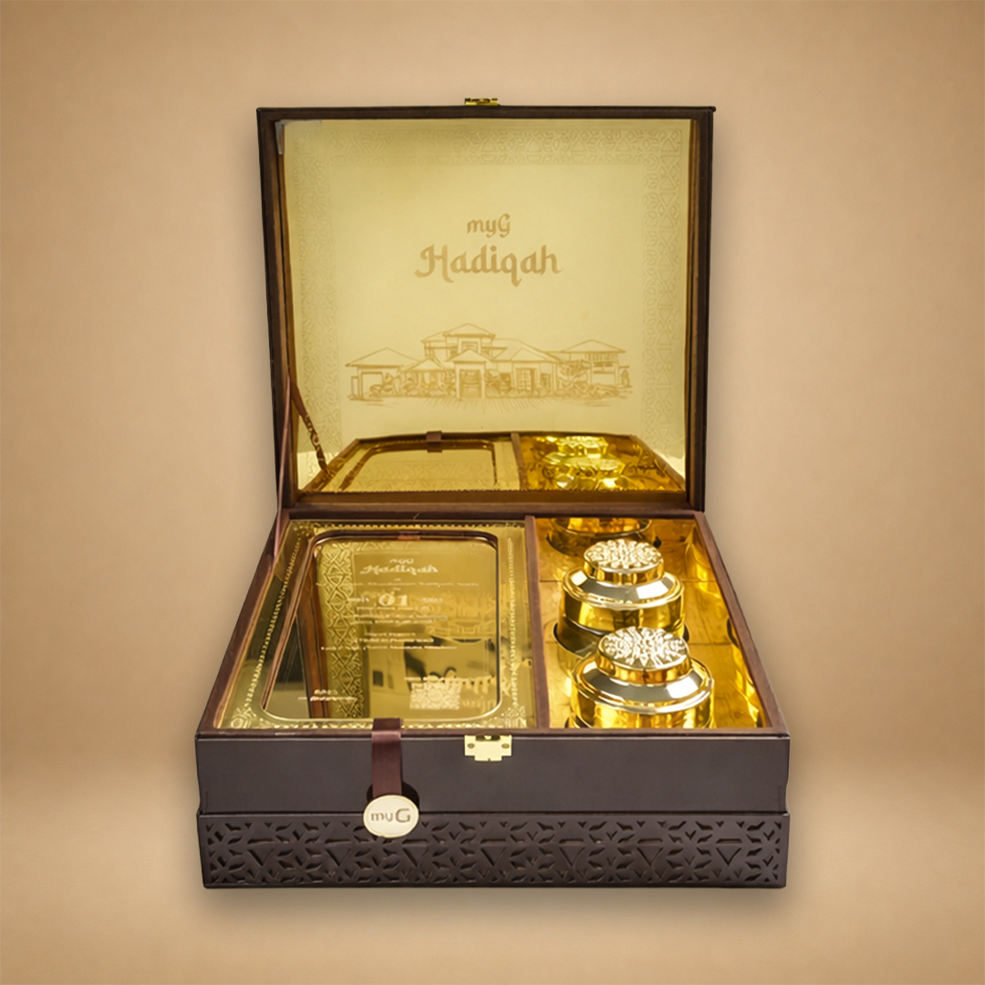 Brown Premium Laser-Cut Luxury Invitation Box-KNLW202565