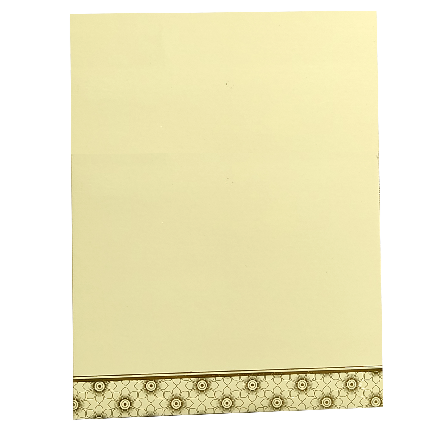 Yellow Embossed Wedding Card-KNZ7202S