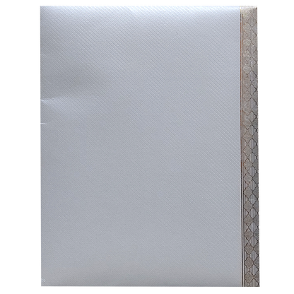 Grey Hindu Wedding Invitation Card-KNKGY5024