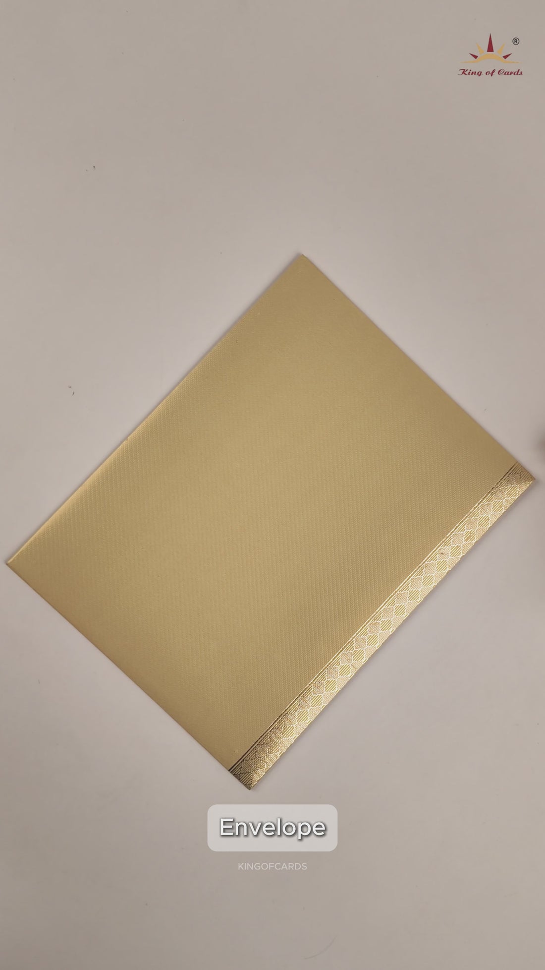 Gold Balaji Padmavathi Design Wedding Card - KNKT5024