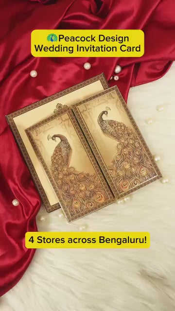 Brown Door Opening Invitation Card-Krc29590