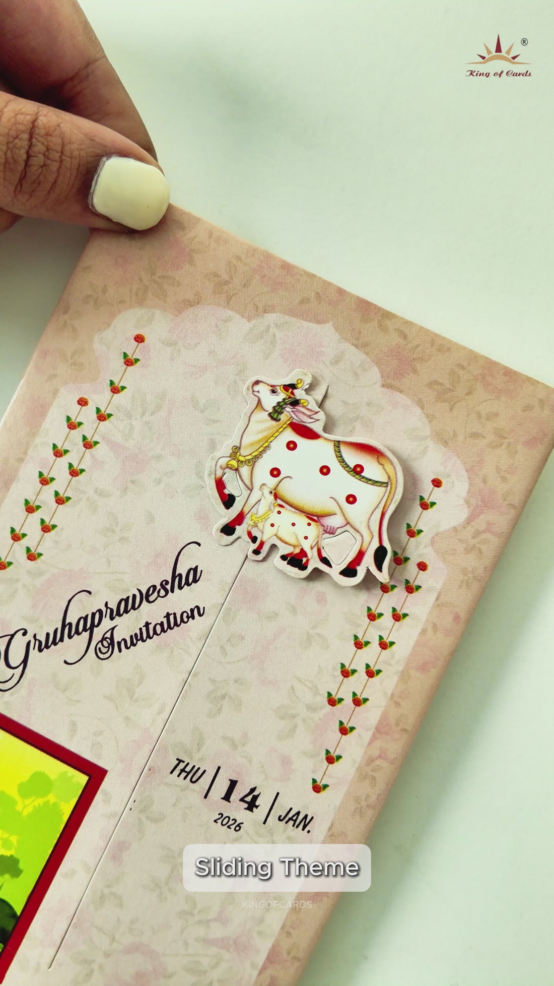 Pink House Warming Card - KNKRL117