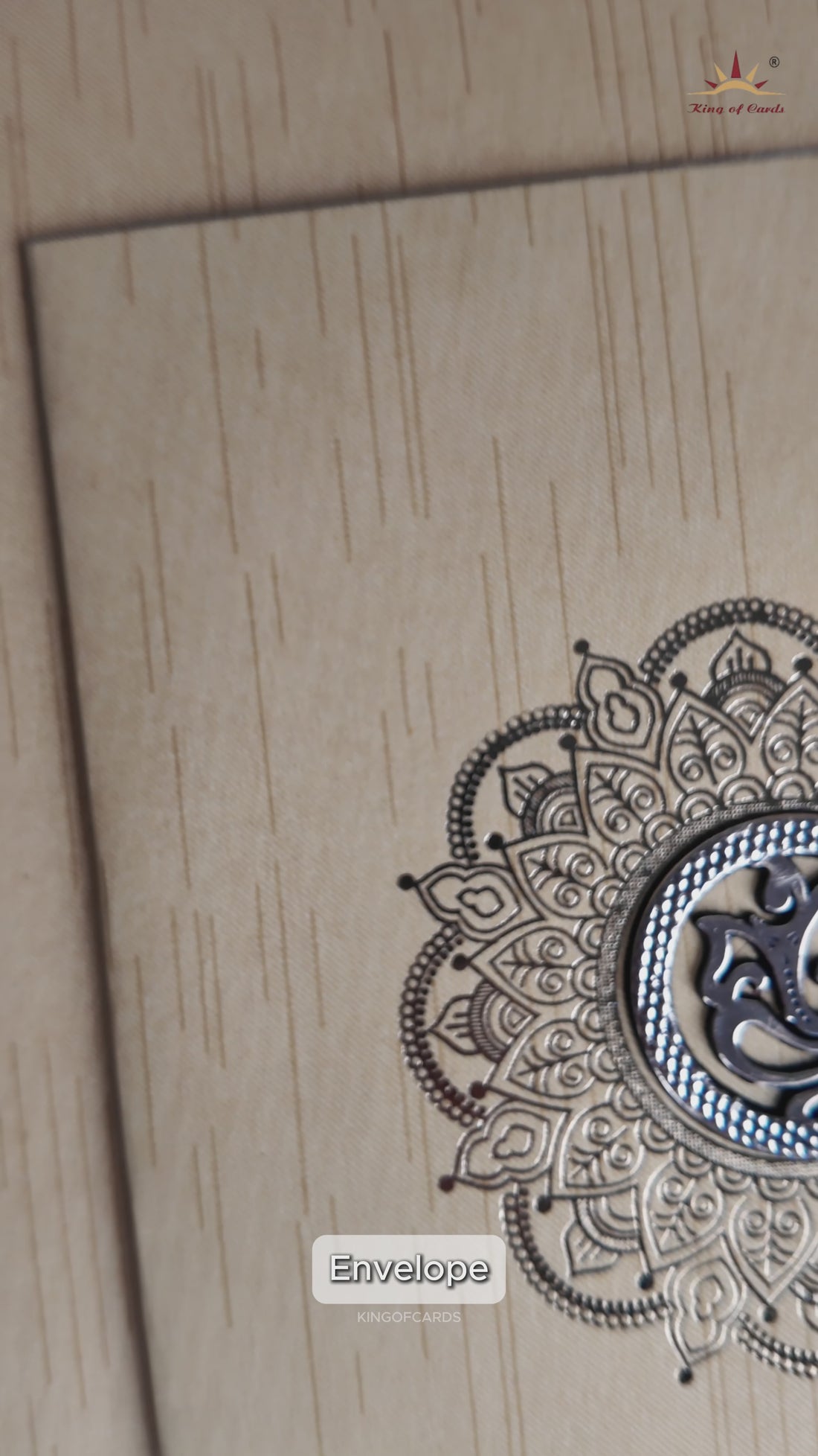 Yellow Golden Ganesha Wedding Card-KNKR026G