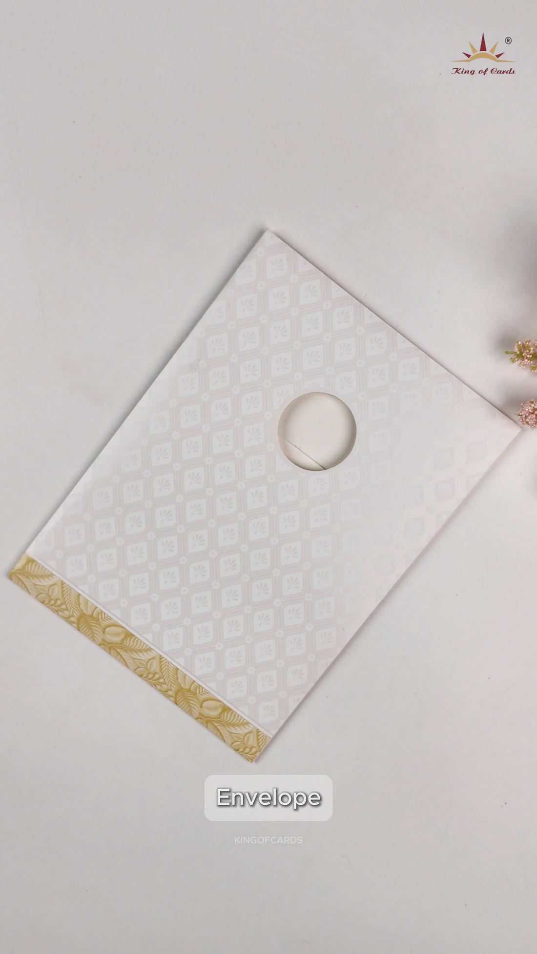 White Yellow Balaji Padmavathi Wedding Card - KNA2401Y