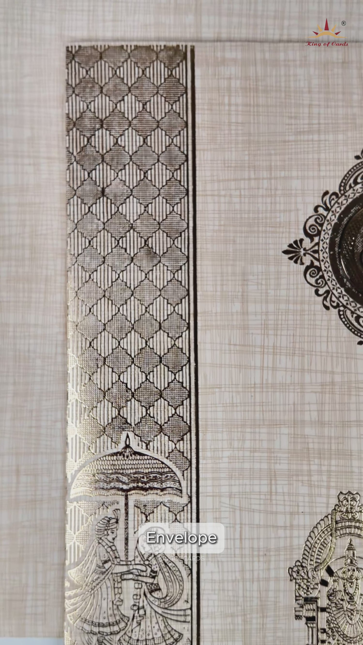 Sandal Jumbo Metallic Balaji And Padmavathi Image-KNK50240