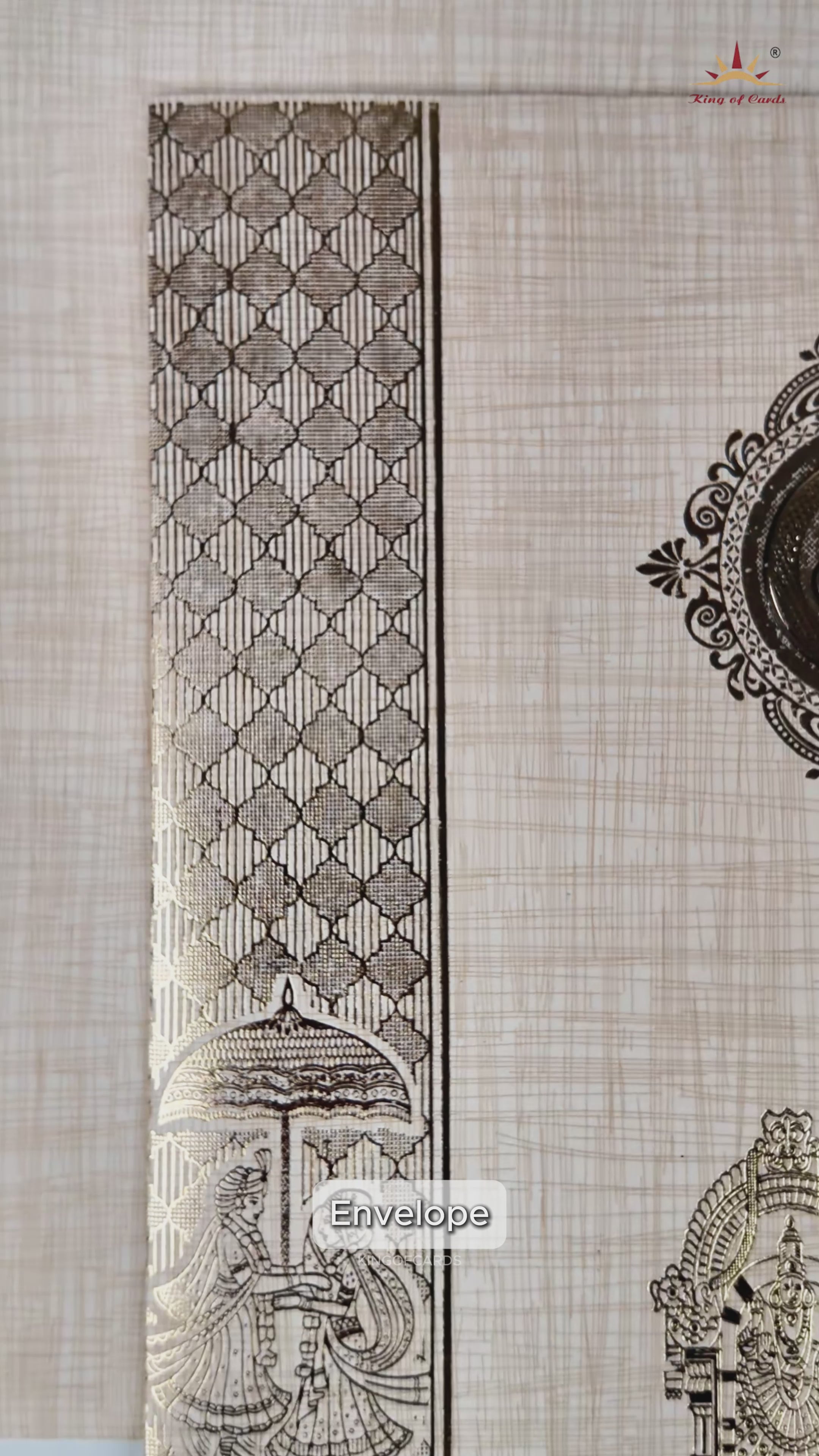 Sandal Jumbo Metallic Balaji And Padmavathi Image-KNK50240