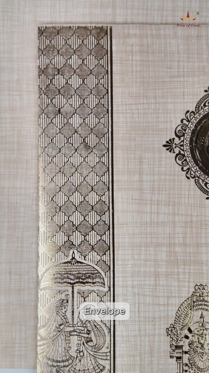 Sandal Jumbo Metallic Balaji And Padmavathi Image-KNK50240