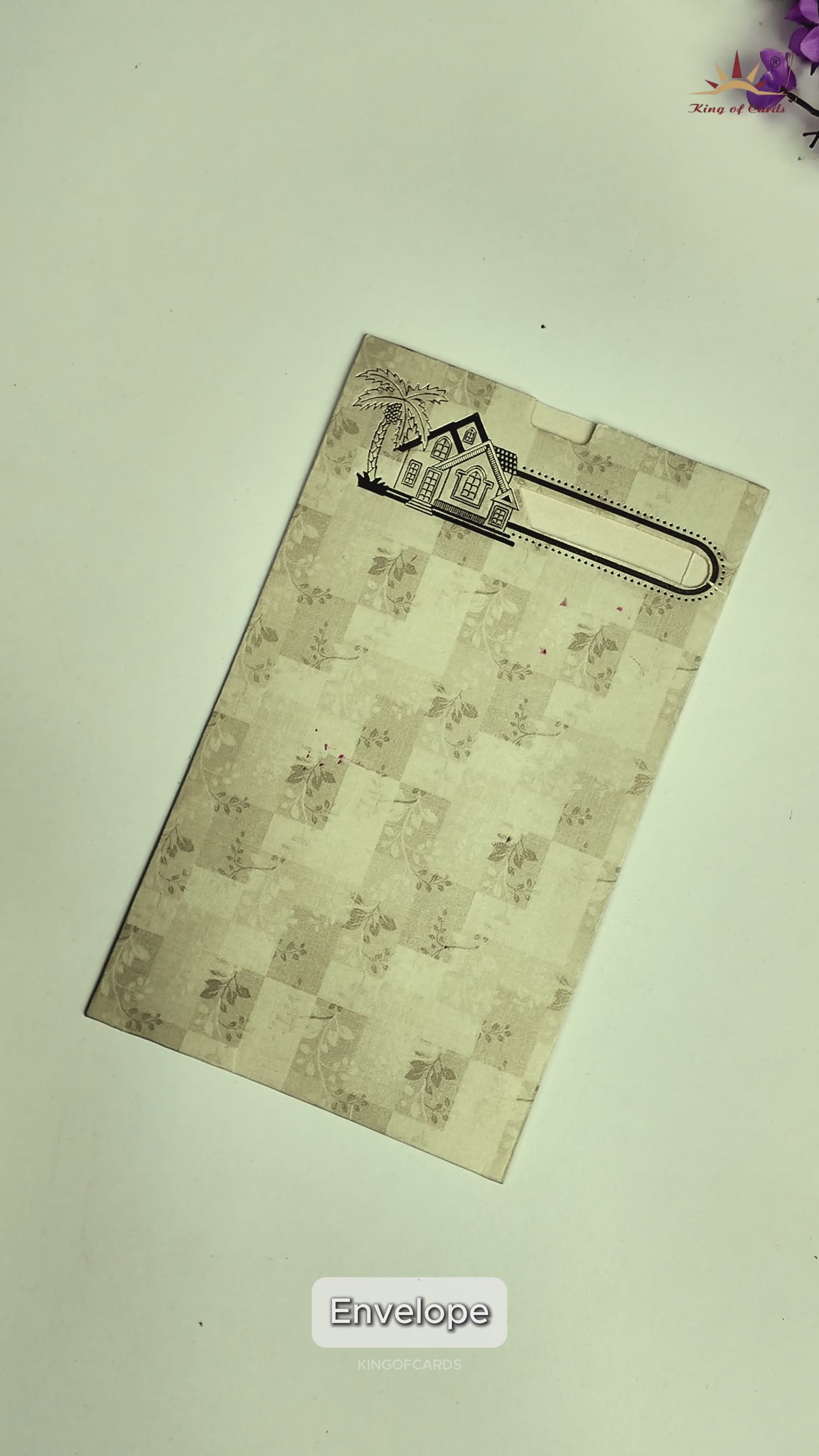 Cream House Warming Ceremony Card-KNPD3198