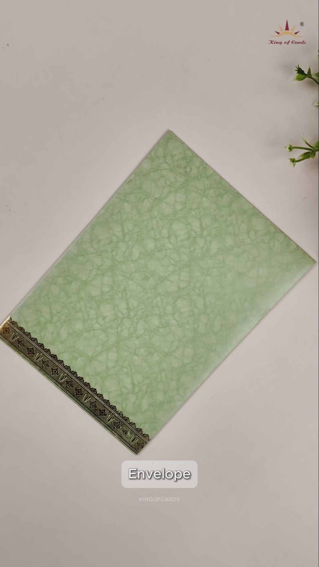 Green Balaji Padmavathi Wedding Card - KNKR022N