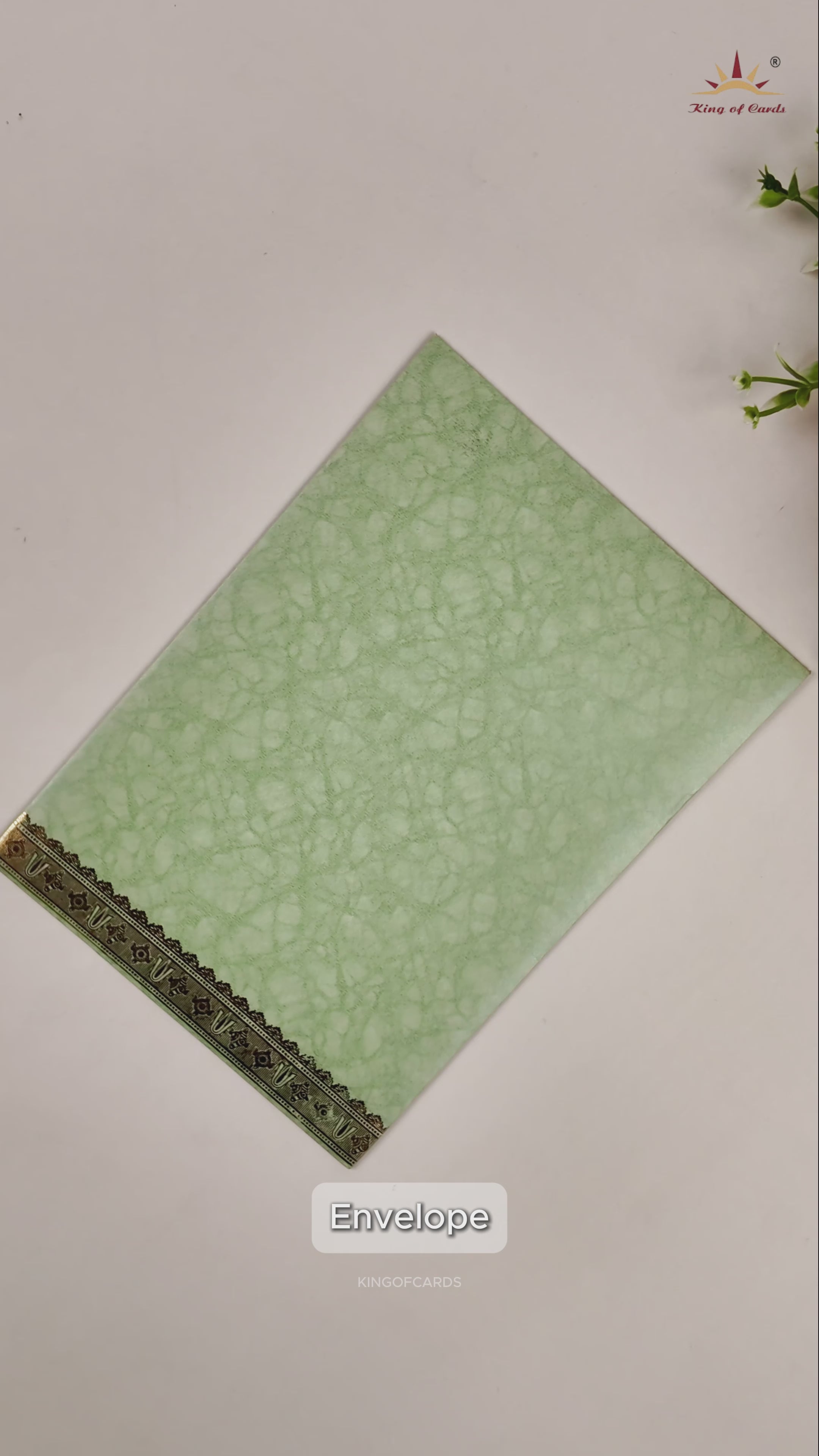 Green Balaji Padmavathi Wedding Card - KNKR022N