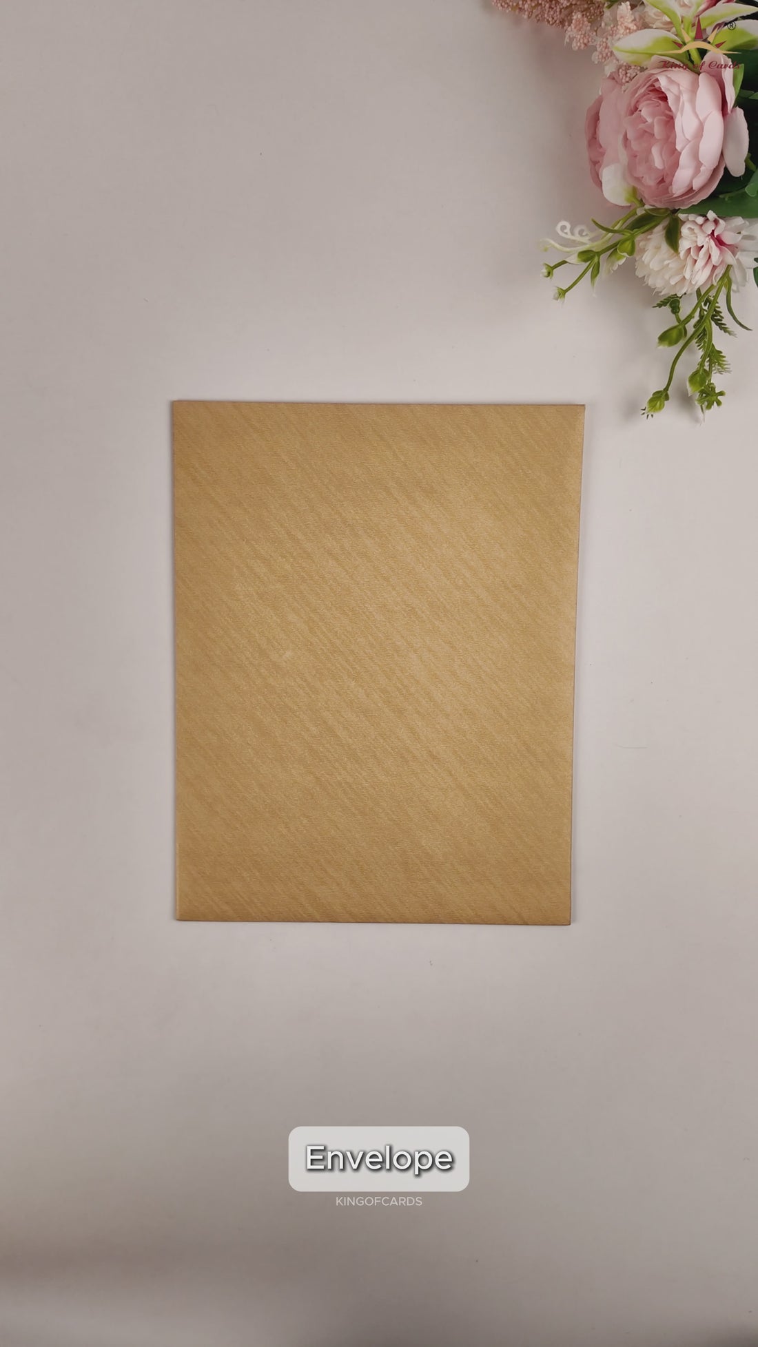 Brown Gold Balaji Padmavathi Wedding Card - KNR5701G